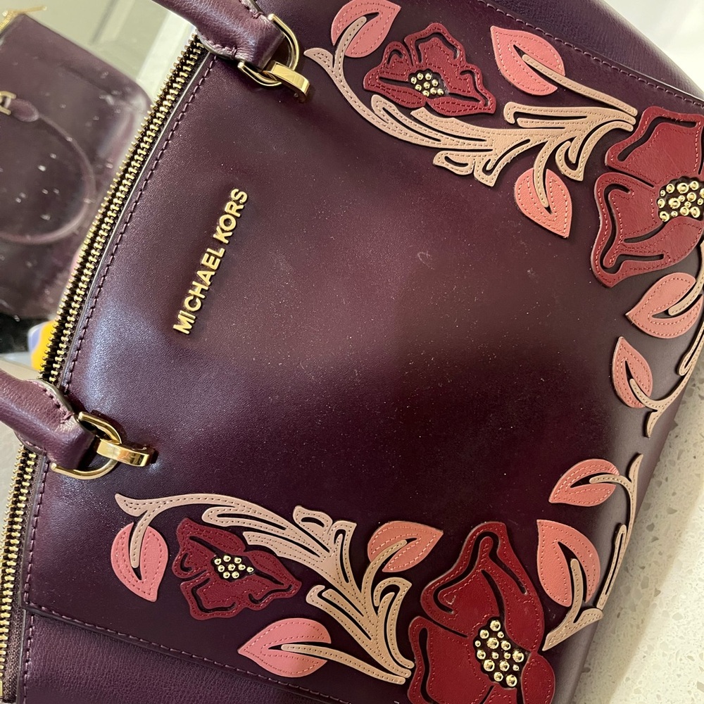 Michael Kors Purse Ellis floral - Picture 2 of 7